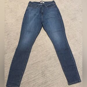 Women’s high-rise skinny jeans, size 14